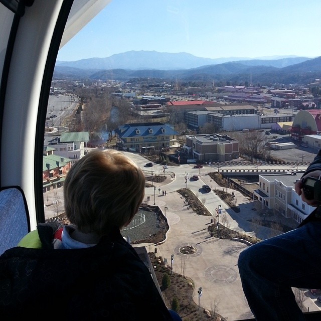 View of the Smokies from the Farris Wheel.